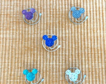 Mixed Set-You Choose 5 Colors-Hidden Mickey Hair Swirls-Disney Trip-Debs Twisties-Coils Spins Spirals