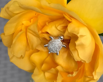 Turtle Flower Pins-Beach Wedding Bouquet Picks-Set of Six