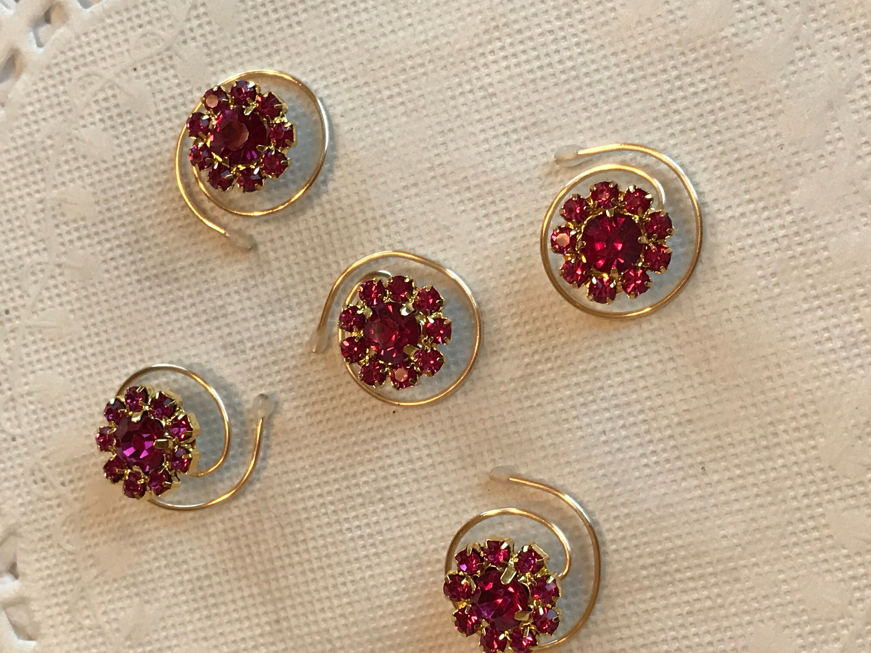 Burgundy Ballroom Dancing Hair Spins Wedding Hair Swirls Prom