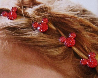 Mouse ears hair swirls, Disney inspired wedding, hair spins, spirals, coils, twists, bridesmaids, flower girls