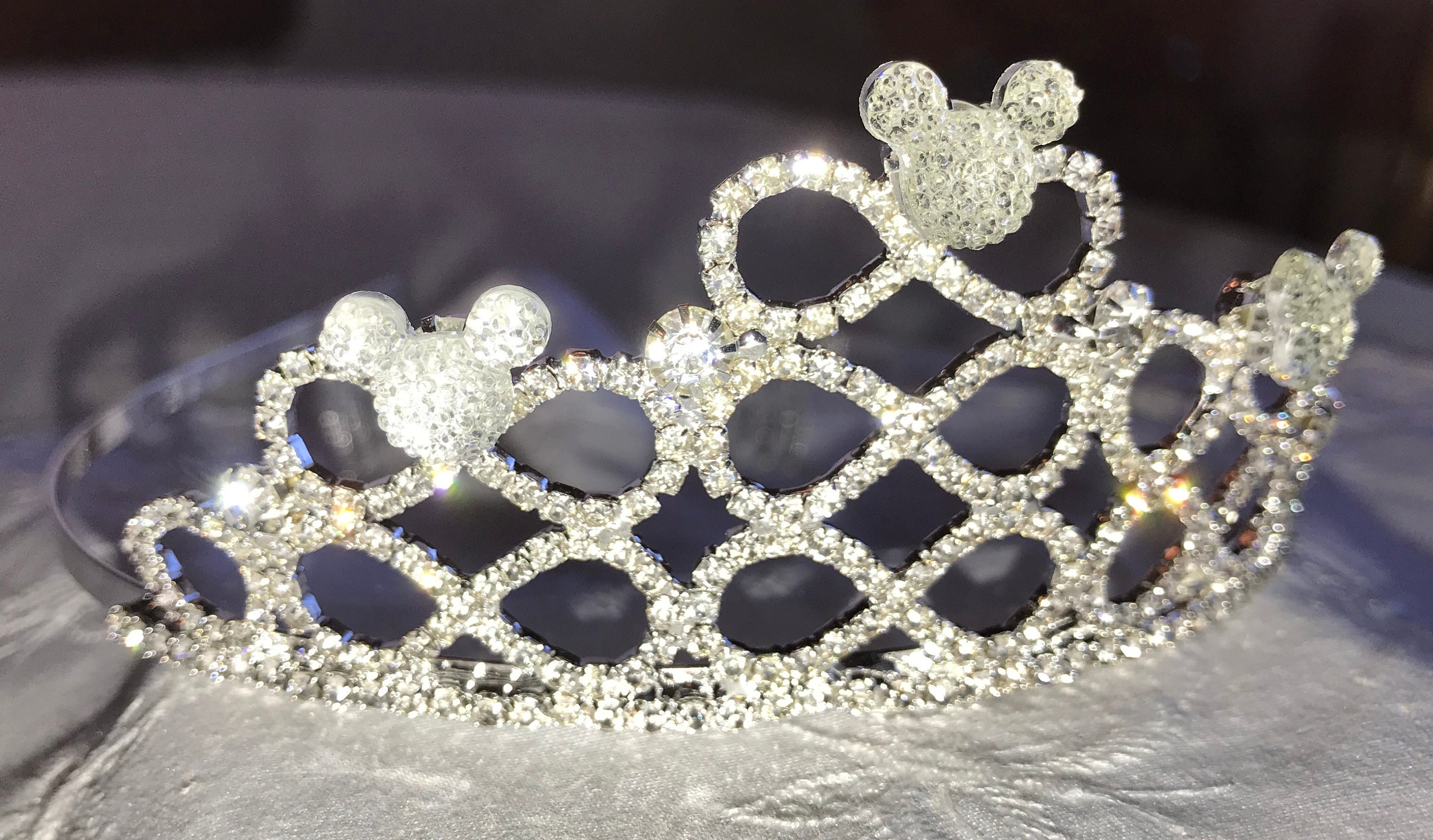 Disney Themed Wedding Infinity Tiara Hidden Mickey Inspired