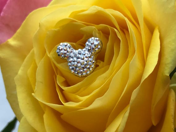Disney Wedding Mickey Bouquet-6 Silver Tone or Choose Color-Reception Floral Pins