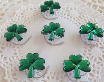 Irish wedding green shamrock hair swirls, Irish dancers hair spins, St. Patrick's day spirals, twists, hair coils