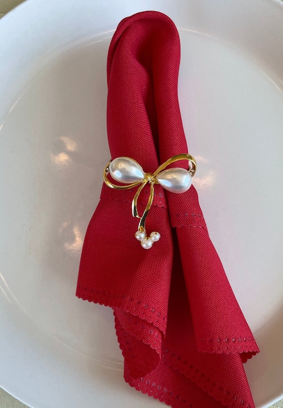 Disney Wedding Napkin Rings-Bridal Shower Gift-Wedding Rehearsal Favor-Fancy Dinner Party