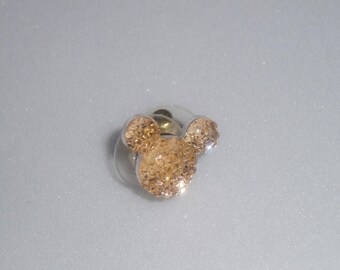 Mouse Ears Lapel Pin: Resin Tie Tack, Wedding Groomsmen Gift
