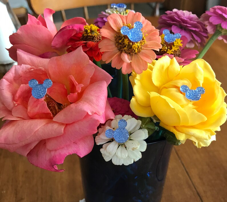 Hidden Mickey Flower Pickspowder Blue new Colordisney Etsy UK