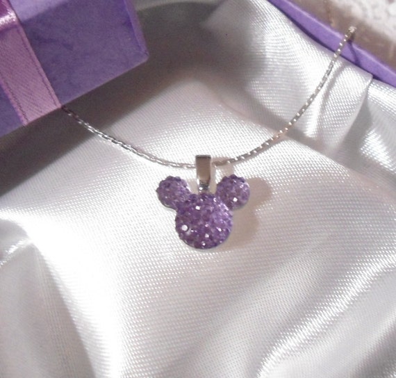 MOUSE EARS Necklace for mouse themed wedding party, choose color