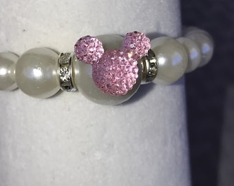 Mickey Minnie Mouse bracelets, toddler flower girl