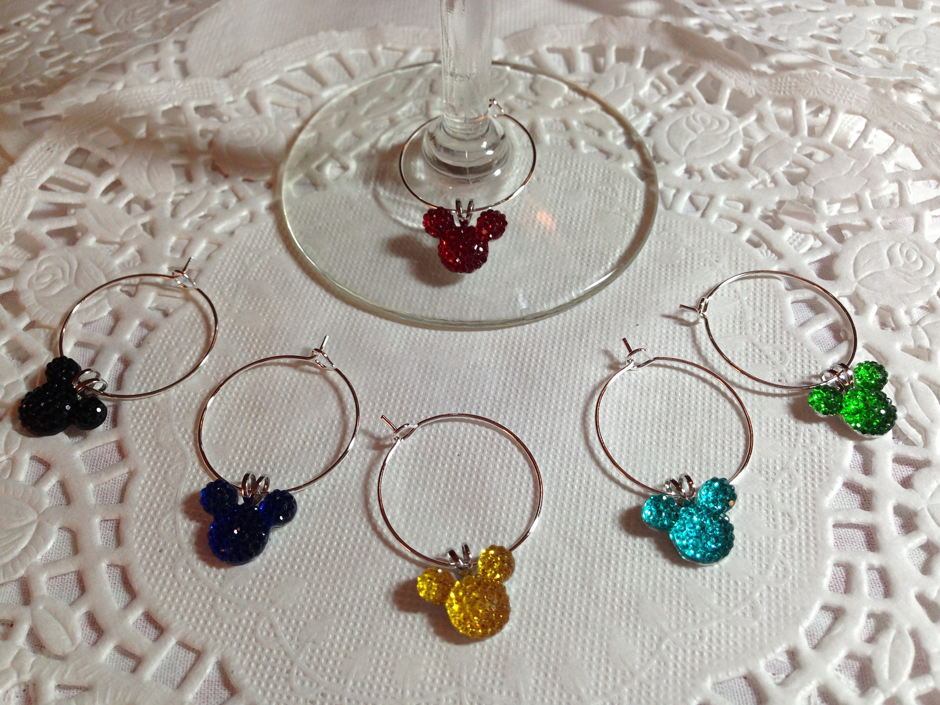 Stocking Stuffer Disney Wedding Wine Charms Original Creator Of
