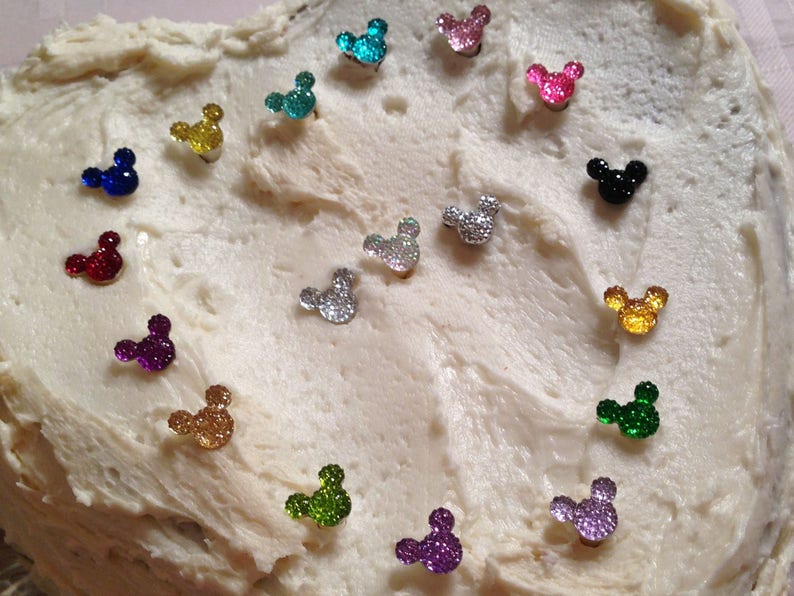 Disney Wedding Cake Picks-Disney Shower Cake-Wedding Cupcake Posts-Disney Themed Birthday Party-Shower Gift