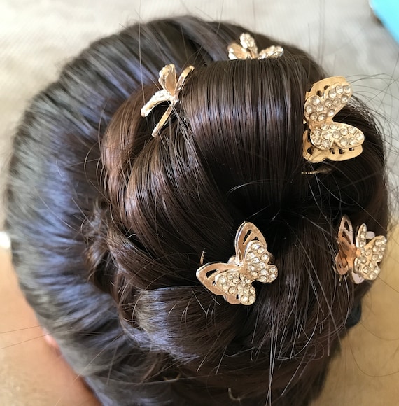 Bachelorette Party Butterflies for your Hair-Ballerinas-Flower Girls-Bridesmaids-Ballroom Dancers-Garden Wedding Hair Swirls