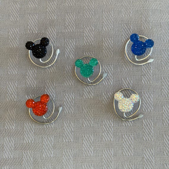 Mixed Set-You Choose 5 Colors-Hidden Mickey Hair Swirls-Disney Trip-Debs Twisties-Coils Spins Spirals