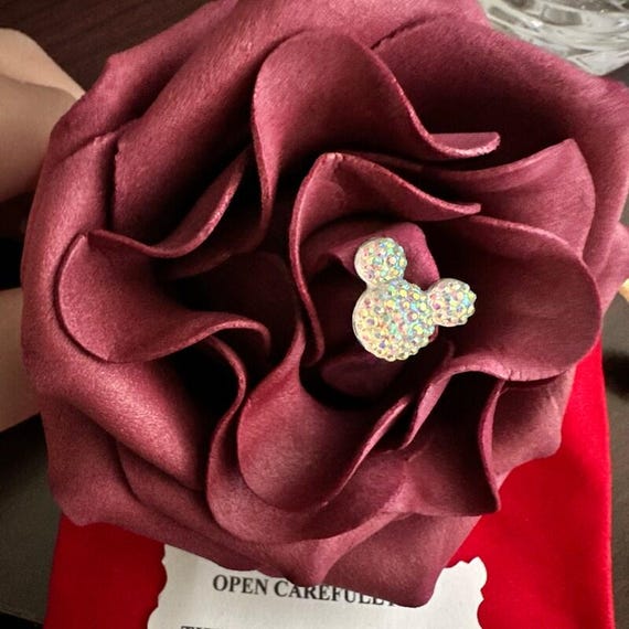 Disney Wedding Event-Mickey Mouse Flower Bouquet Picks/Pins-Set of 6