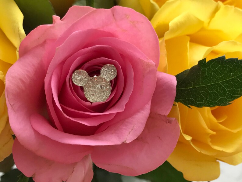 Disney Flower Bouquet Accessorymickey Mouse Wedding Bouquet Etsy