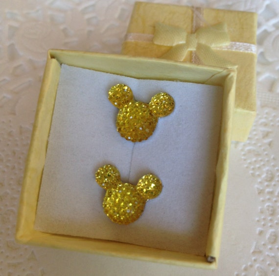 MOUSE EARS Cuff links for Wedding Party, Groomsmen Gift,Themed Wedding, Gift Box Included FREE, Choose Colors