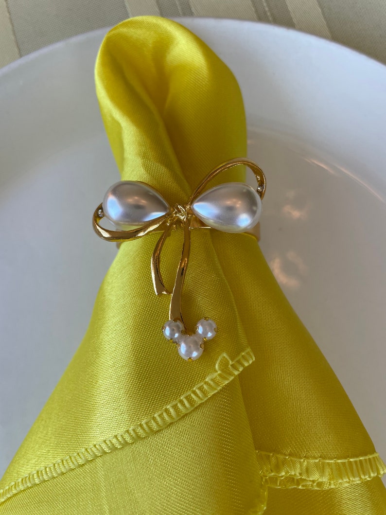 Disney Wedding Party Napkin Rings-Shower Gift-Wedding image 1
