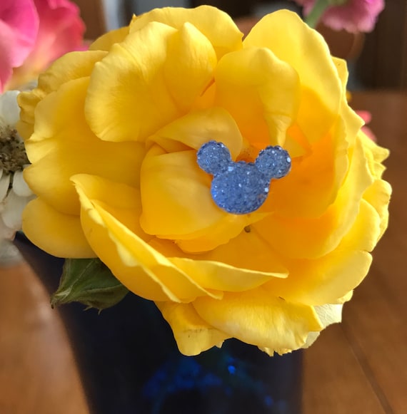 Hidden Mickey Flower Picks-powder Blue new Colordisney Wedding