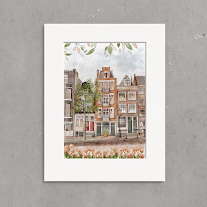 Elegante Einweihungsgeschenke Amsterdam Inspirierte Wandkunst für Mama Wanddekor Einweihungsgeschenke Hochzeitsgeschenk für Paare Kunst Büro