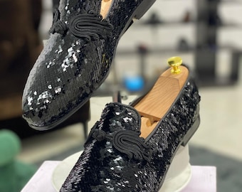 Midnight spark loafers