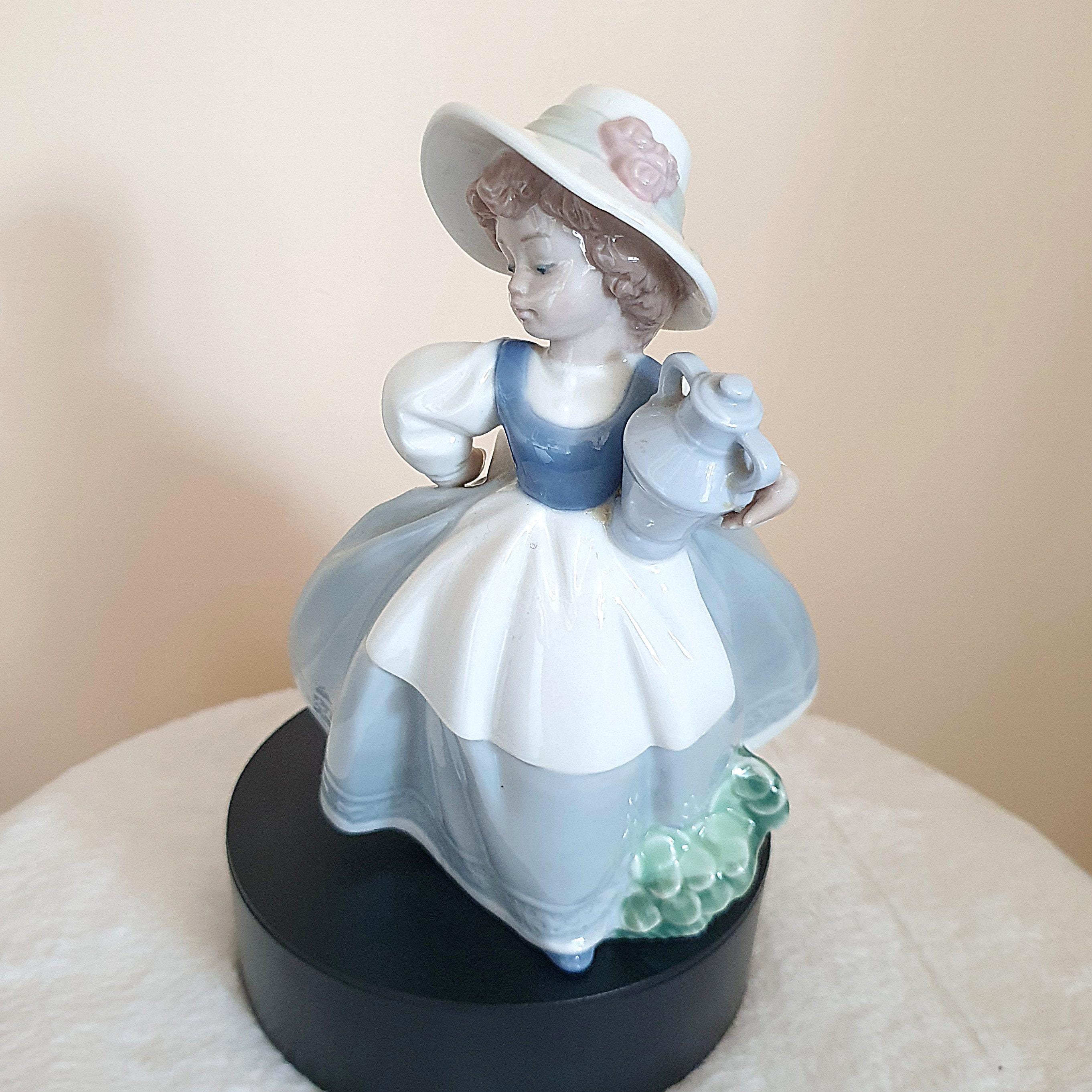 Lladro Girl With Water Jug Nao Figurine - Etsy