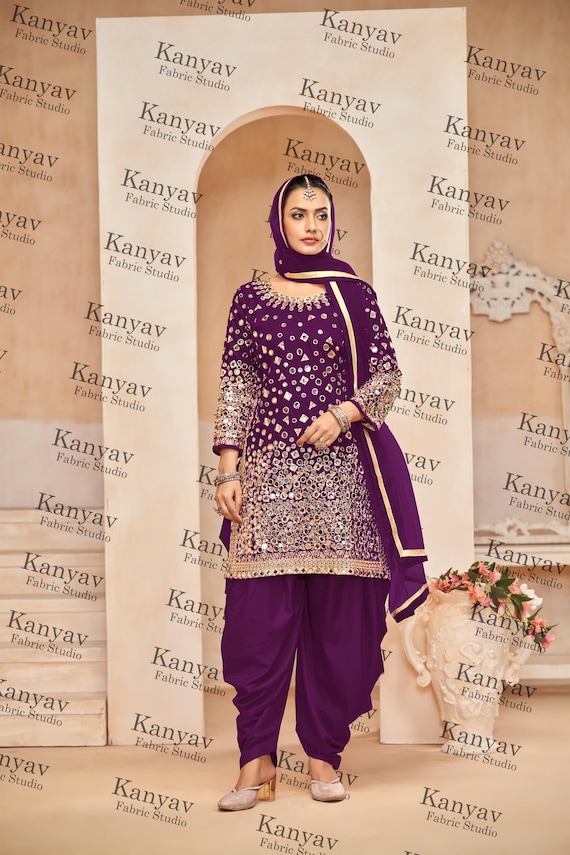 white christmas dresses Cotton Salwar With Pencil Pants & Dupatta Combo M main image 1