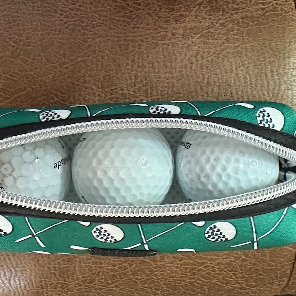 Father’s Day gift-Handmade custom two or three golf ball case.