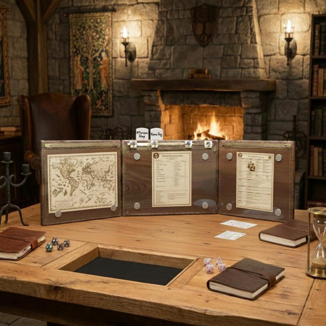 Dnd | Dm Screen | the Elderwood Dungeon Master Screen - Etsy