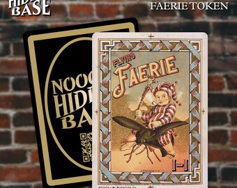 Faerie Token - Set of 3 - for Magic the Gathering - MTG Commander Token