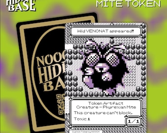 Venonat Mite Token - Set of 3 - for Magic the Gathering - MTG Commander Token