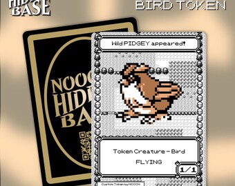 Pidgey Bird Token - Set of 3 - for Magic the Gathering - MTG Commander Token