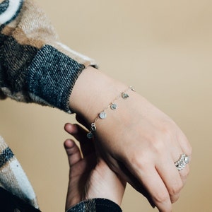 Charm Bracelet, Custom Sterling Silver Charm Jewelry, Personalized Gifts for Women