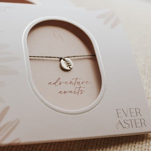 Pine Tree Bracelet, Adventure Awaits, Gift for Graduate