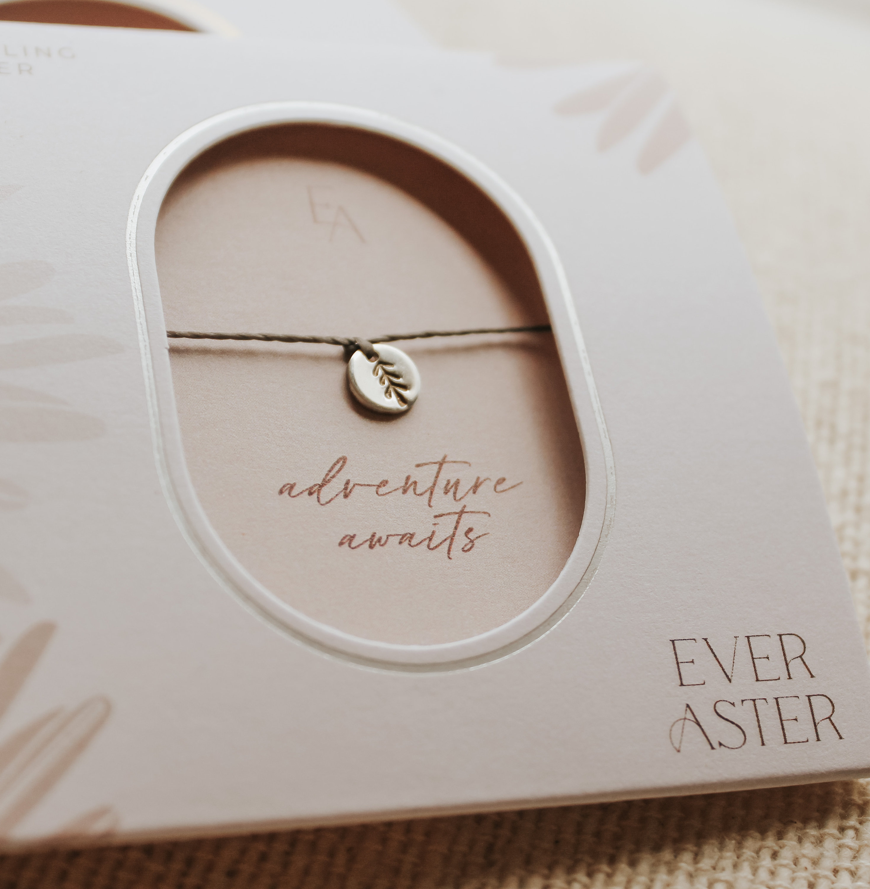 Pine Tree Bracelet, Adventure Awaits, Gift for Graduate