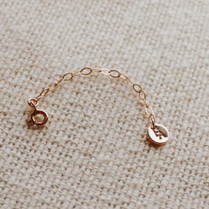 Kettingverlenger, sterlingzilver of gold filled, toevoegen aan je bestelling
