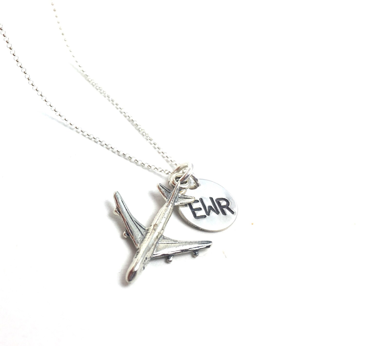 Traveler Necklace Simple Airport Jewelry Gift for Adventurer Etsy