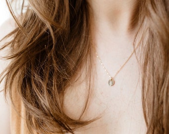 Pine Tree Necklace, Dainty Necklace, Sterling Silver or Gold Filled, Gift for Friend