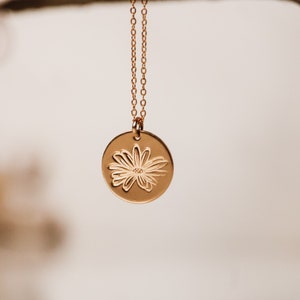 Daisy Necklace, Bloom Where you are Planted, Thoughtful Gift for Friend