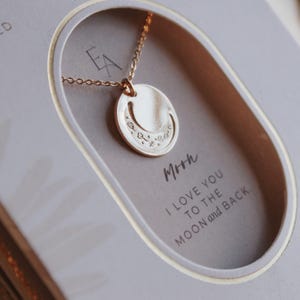 Dainty Moon Necklace