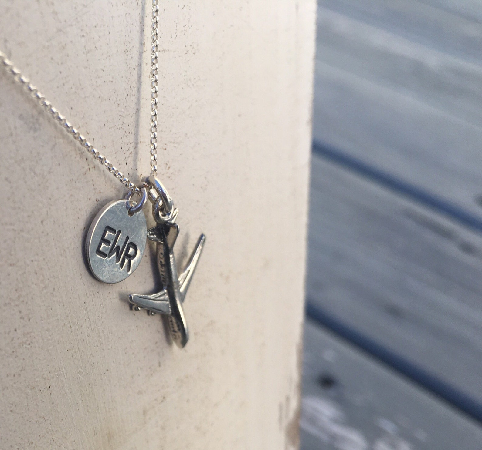 Traveler Necklace Simple Airport Jewelry Gift for Adventurer Etsy