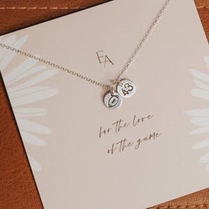 Sports Charm Necklace, Football Mom Jewelry, Gift for Athlete or Fan