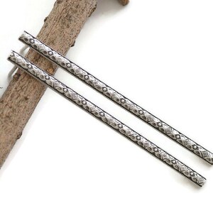 Long thin sterling silver bar stud earrings bar earrings dangle stud minimalist earrings minimalist jewelry bar earrings silver hammered bar