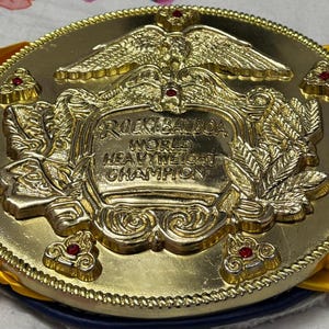 Rocky ring magazine award championship title belt