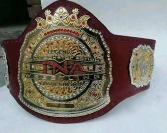 TNA LEGENDS HEAVYWEIGHT wrestling championship belt adult size