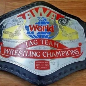 AWA World Tag Team Wrestling Championship Belt Adult Size