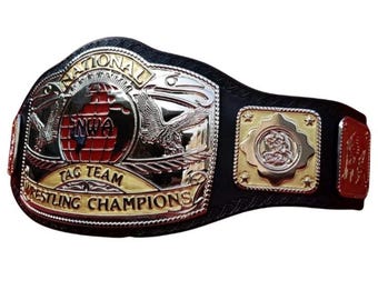NWA National Tag Team Wrestling Championship Title Belt