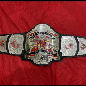 TNA X Division Wrestling Championship Title Belt