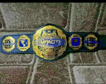WORLD IMPACT Heavyweight Wrestling Championship Replica Belt Adult Size Handmad