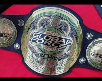 GFW Global Force Wrestling Championship Belt Adult Size Replica Title