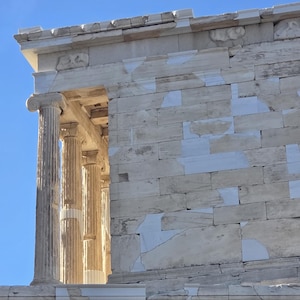 Ancient Greek Temple of Athena Nike on Acropolis Hill in Athens - Historical Architecture Photography