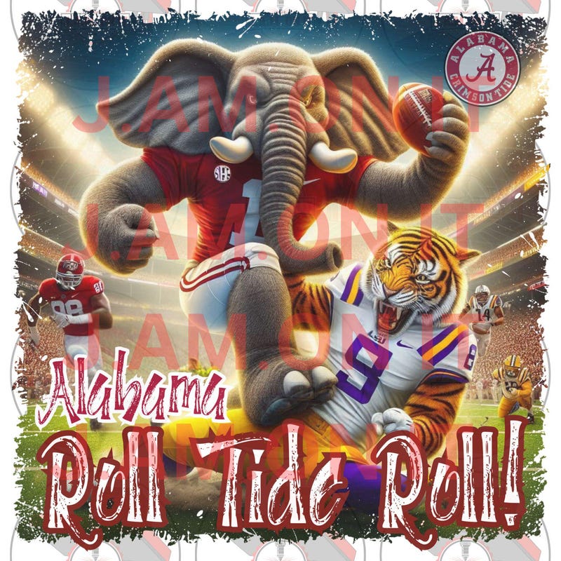 Alabama Vs Auburn Png - Etsy